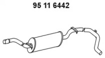 Глушитель выхлопных газов конечный EBERSPÄCHER 95 11 6442